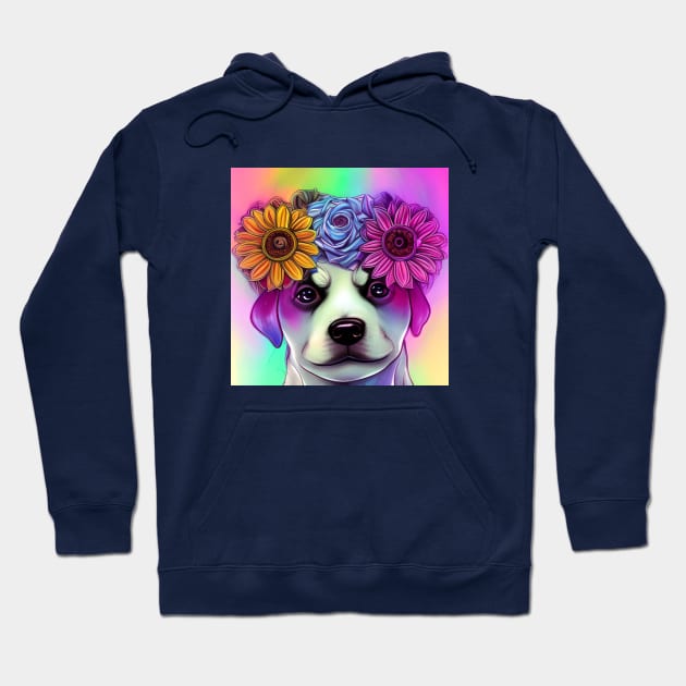 Hippie Dog Hoodie by AnnieDreams